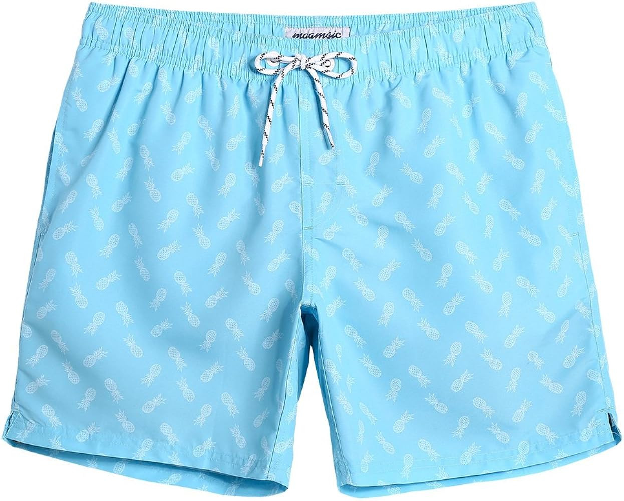 maamgic Mens Swim Trunks 7 Inch Bathing Suits Quick Dry Mesh Lining Swimsuits | Amazon (US)