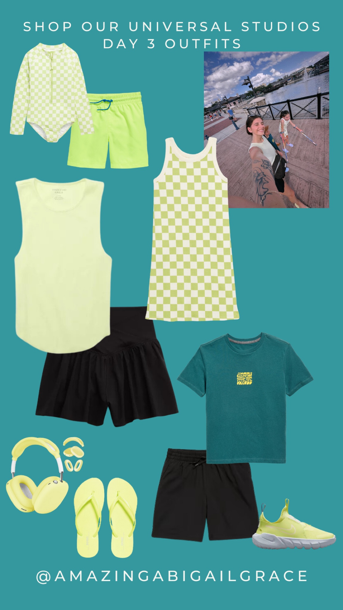 Day 3: Theme Park Outfits 🍋💚 

#LTKTravel #LTKFamily #LTKKids