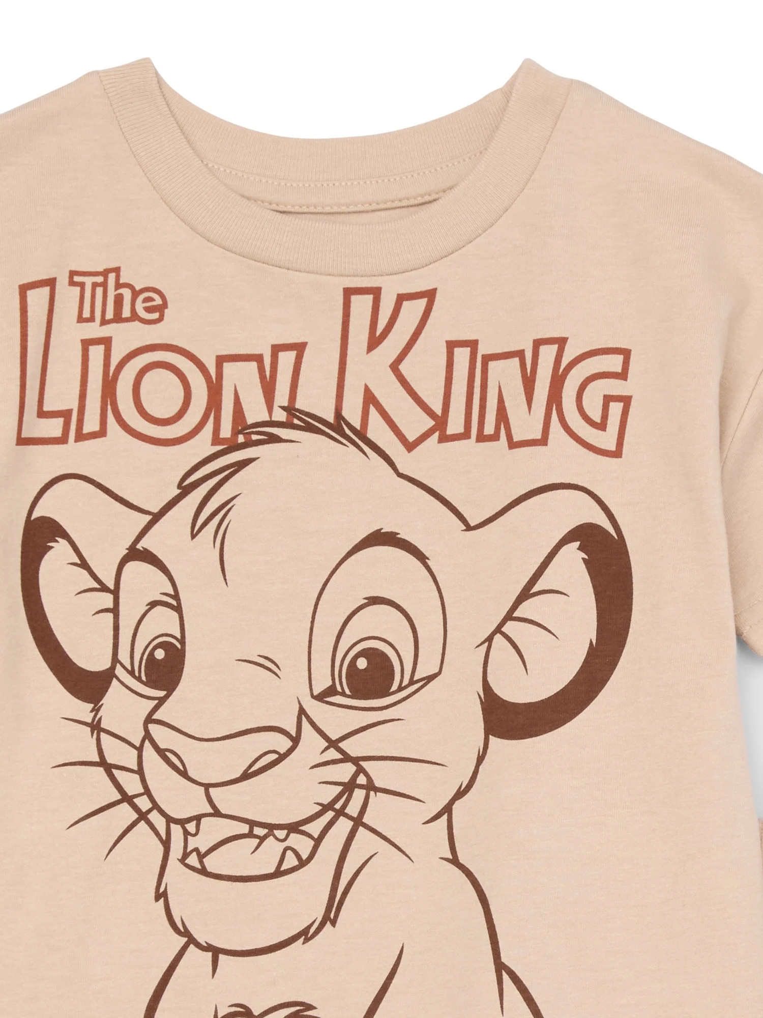 The Lion King Toddler Boys Short Sleeve T-Shirt and Shorts Set, 2-Piece, Sizes 12M-5T | Walmart (US)