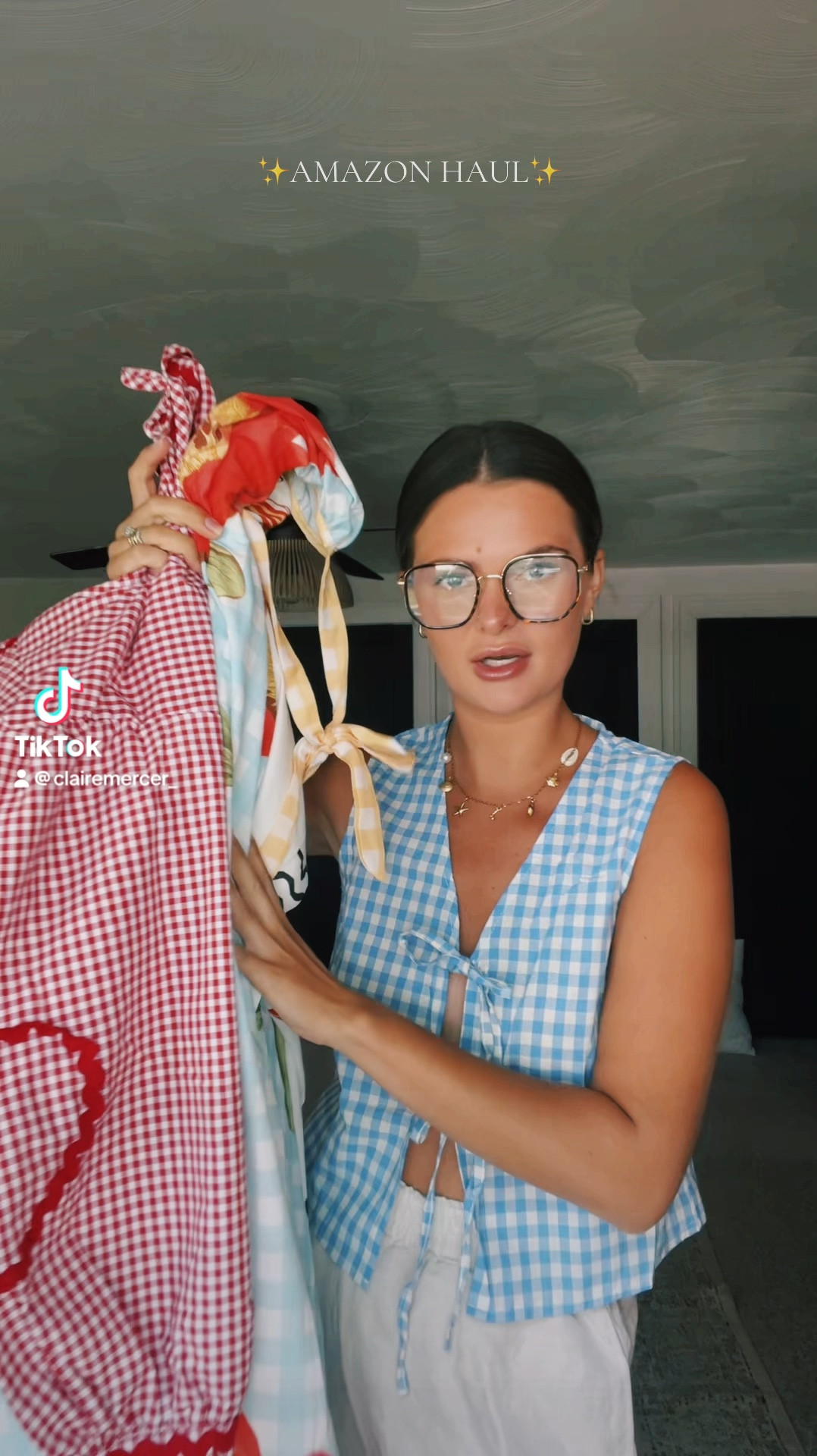 Love all of these !! Size small in blue top, medium in red, small in amalfi dress and medium in gingham blue dress!

#amazon #amazonfashion #ltk #amazontops #amazontryon

#LTKSaleAlert #LTKFindsUnder50 #LTKVideo