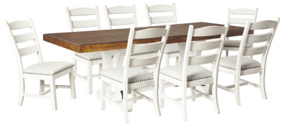 Valebeck Dining Table and 8 Chairs | Ashley | Ashley