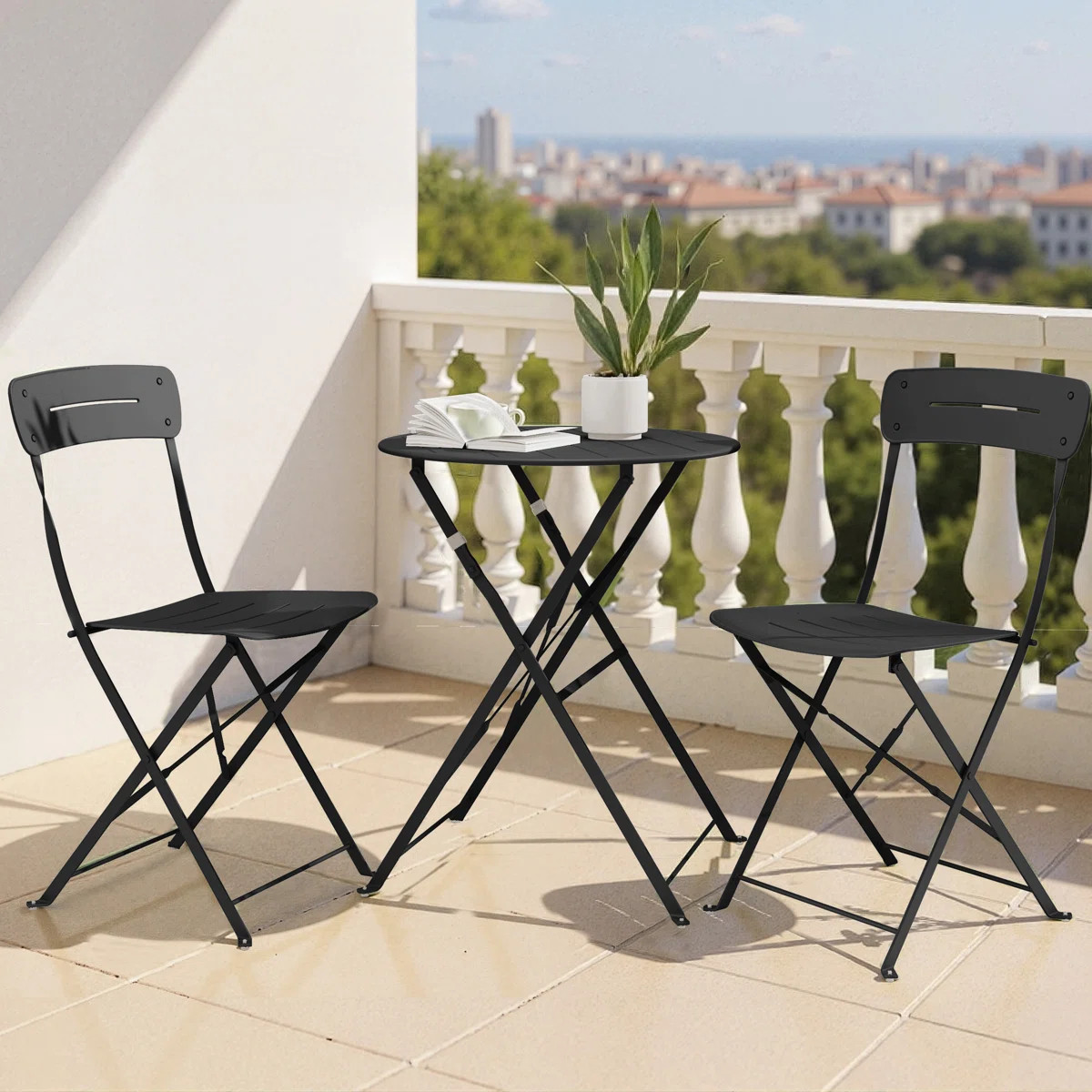 Shelah 2-Person Folding Patio Dining Set | Wayfair North America
