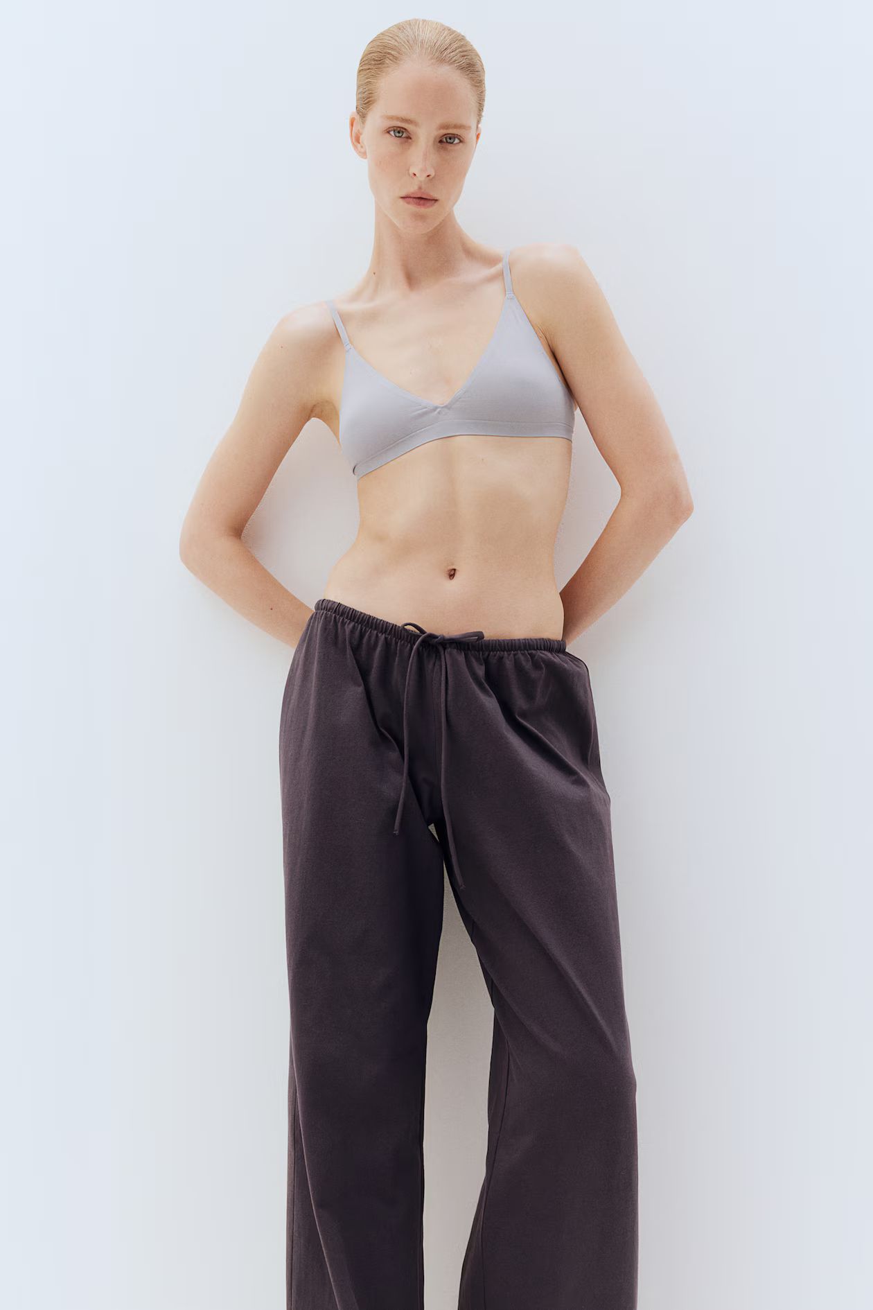 Wide jersey trousers | H&M (UK, MY, IN, SG, PH, TW, HK)