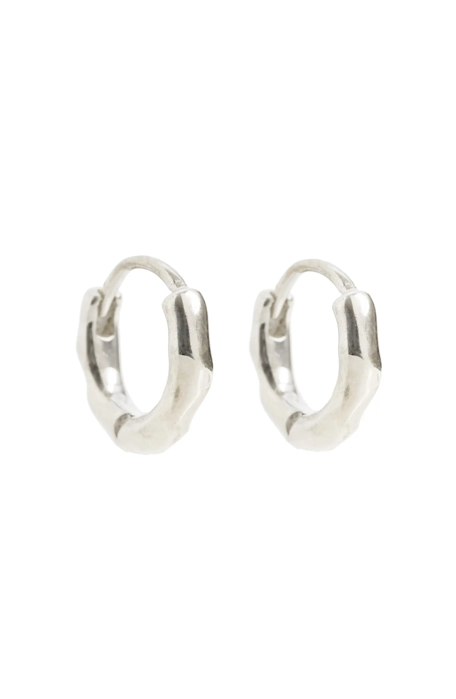 Freya Rose Silver Huggies Earrings | Nordstrom | Nordstrom