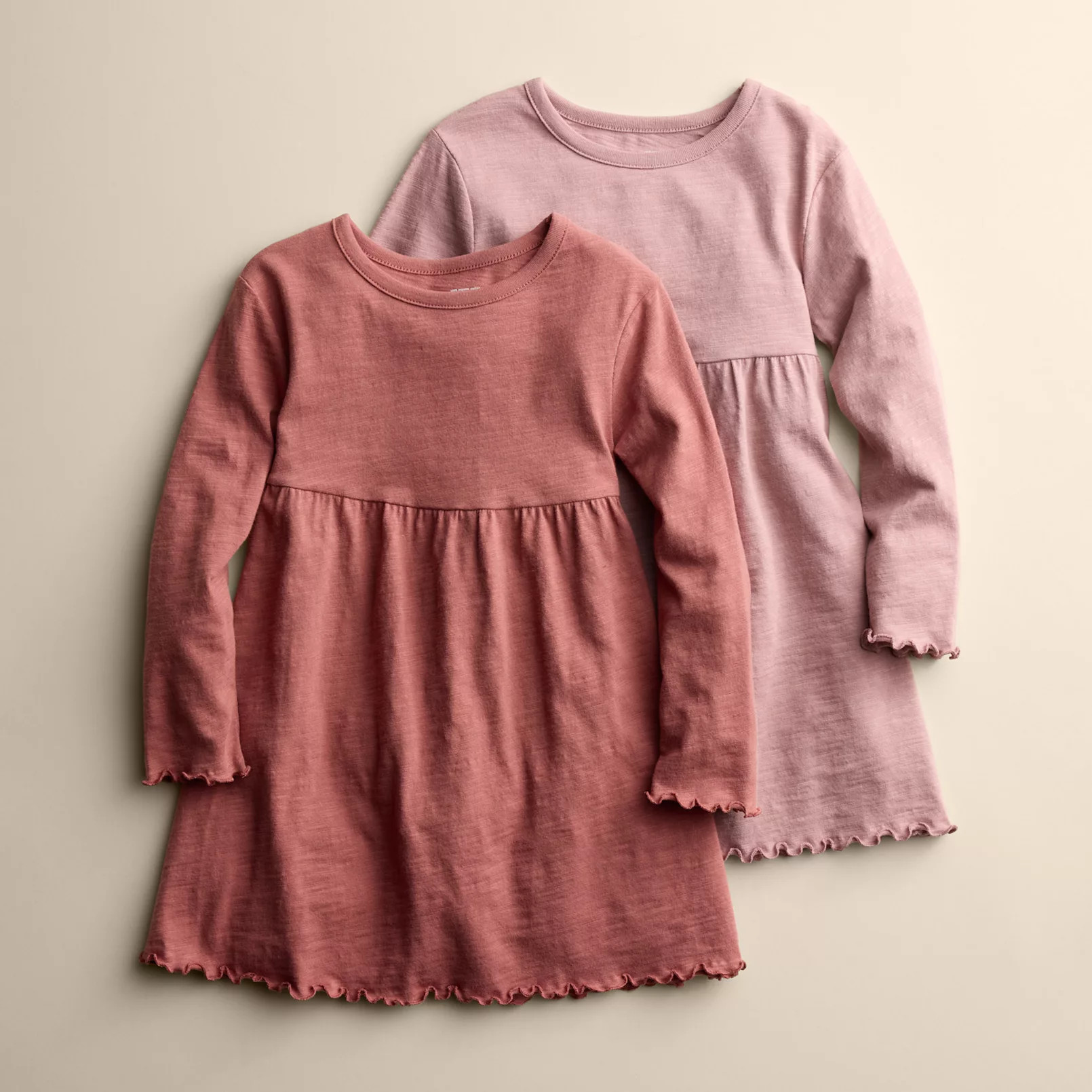 Baby & Toddler Girl Little Co. by Lauren Conrad 2-Pack Long Sleeve Dress Set | Kohl's