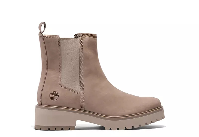 Timberland Womens Carnaby Cool Basic Chelsea Boot - Taupe | Rack Room Shoes