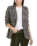 Michael Stars Women's Plaid Ponte Blazer, Extra Small | Amazon (US)