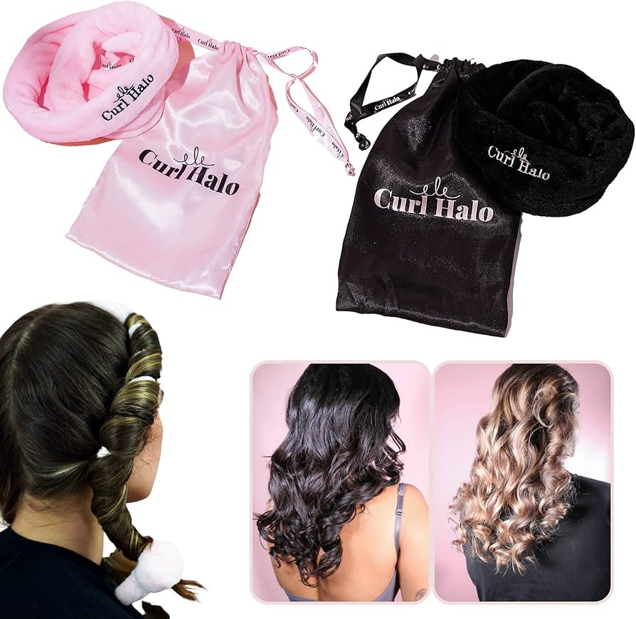 Curl Halo | The Ultimate Heatless Curler For All Hair Types | Heatless Curls | Natural Haircare S... | Amazon (UK)