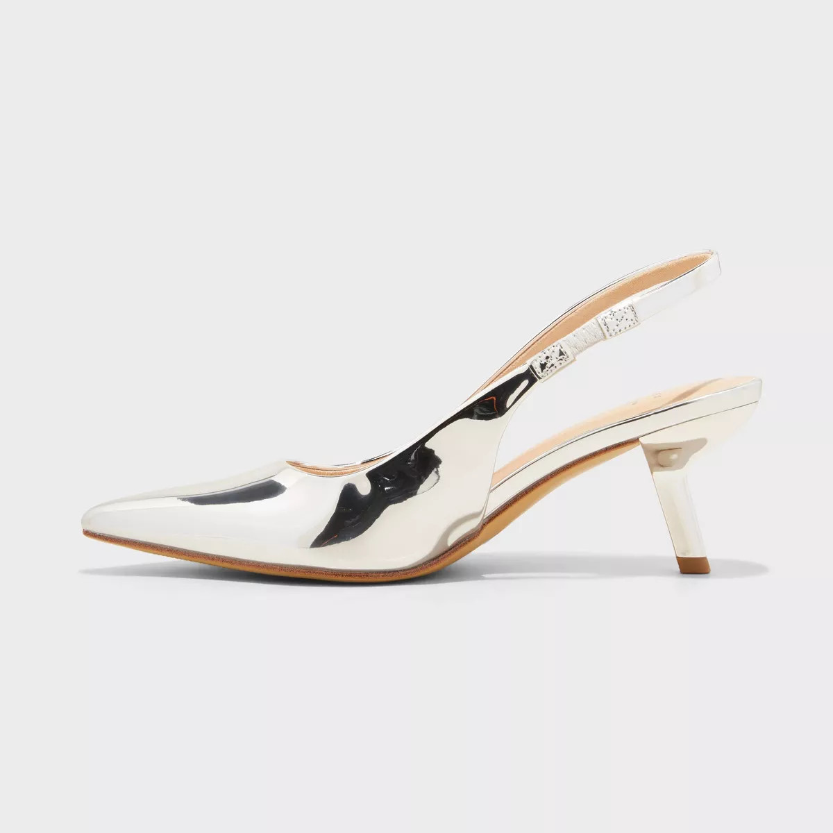 Women's Aubrey Slingback Heels with Memory Foam Insole - A New Day™ | Target