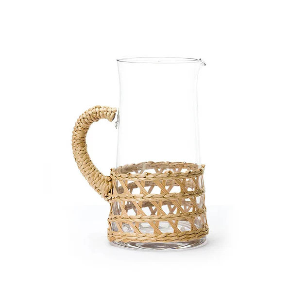Island Wrapped Natural Pitcher | Cailini Coastal