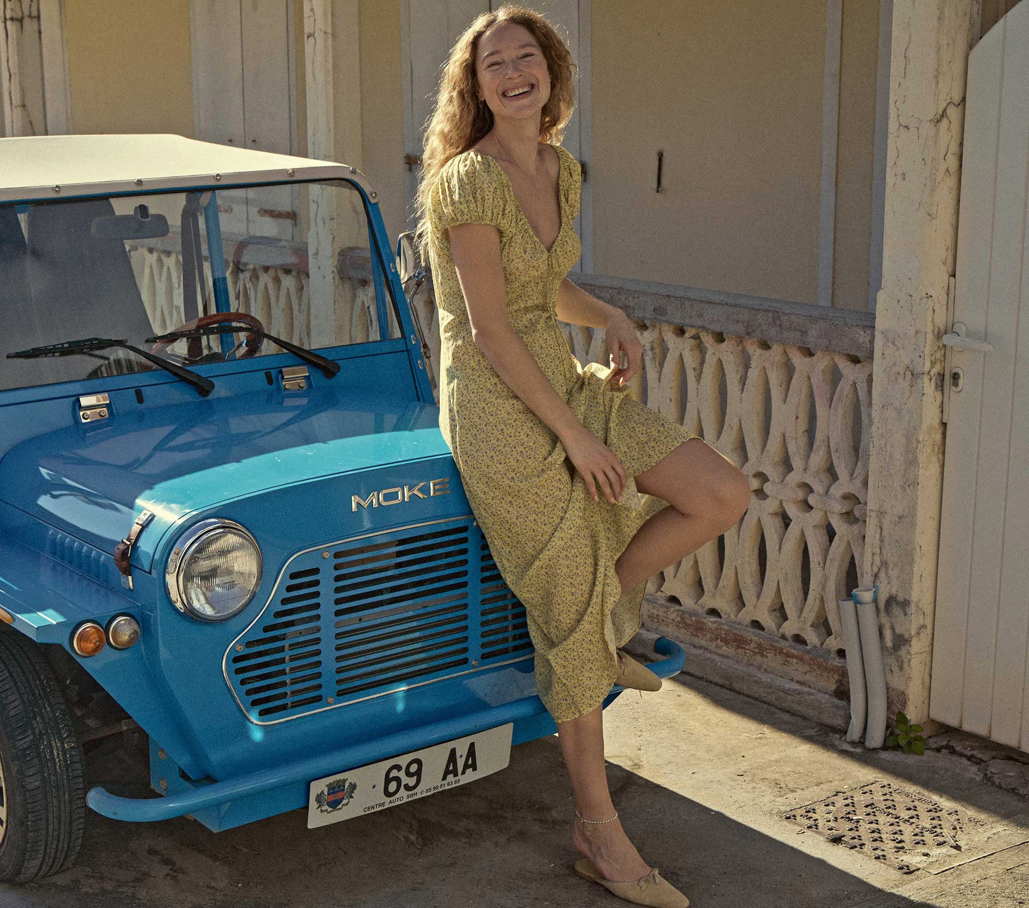 Sofia Dress - Moonflower Floral | DÔEN | DOEN