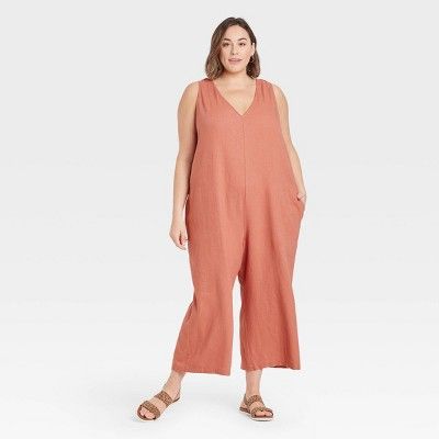 Women's Sleeveless Cropped Jumpsuit - Universal Thread™ | Target