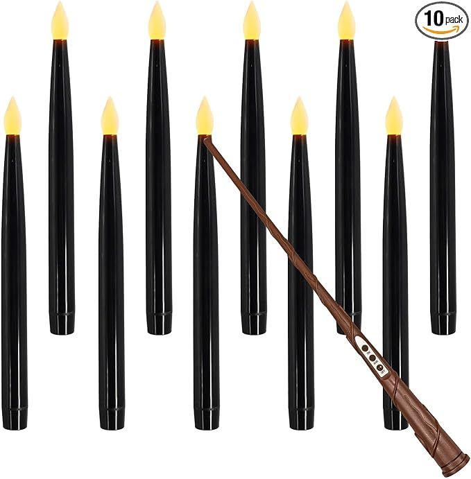 Leejec Halloween Decorations, Home Decor, Floating Candles with Magic Wand Remote (6/18H Timer), ... | Amazon (US)