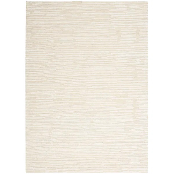 Calvin Klein Handmade Hooked Wool Ivory Area Rug | Wayfair North America