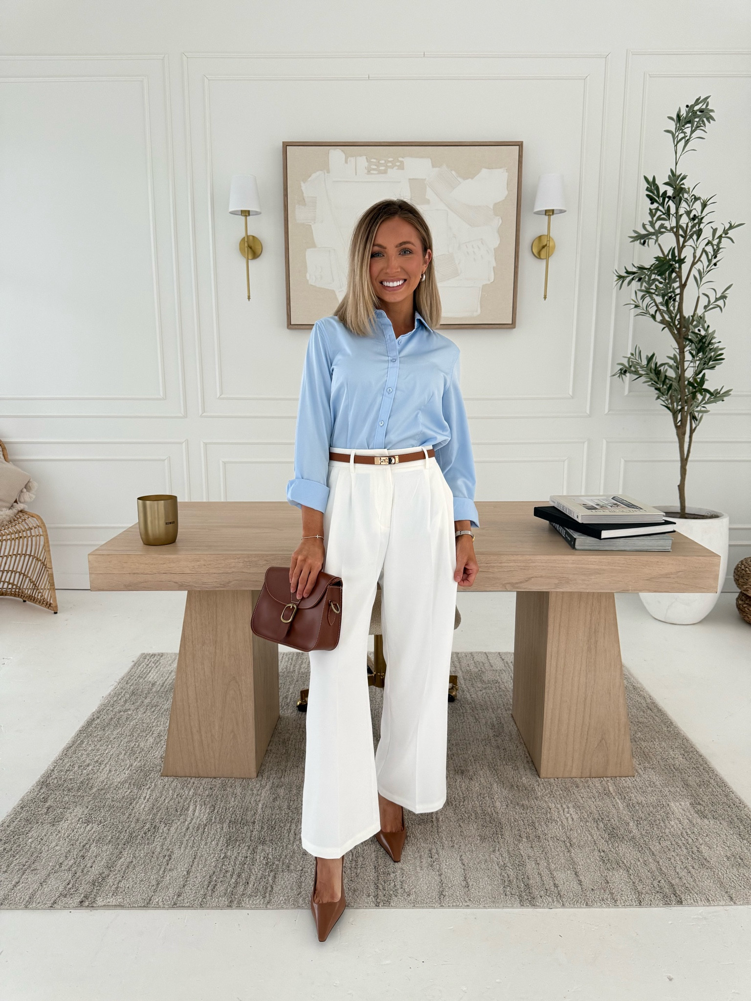 Full Amazon outfit! Wearing a small in the pants and top #business #workoutfit

#LTKWorkwear #LTKFindsUnder50 #LTKShoeCrush