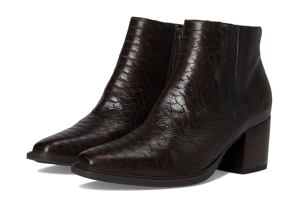 Born Aiken Women's Boots Brown (Snake T. Moro Combo) : 9.5 M (B), Leather | Zappos