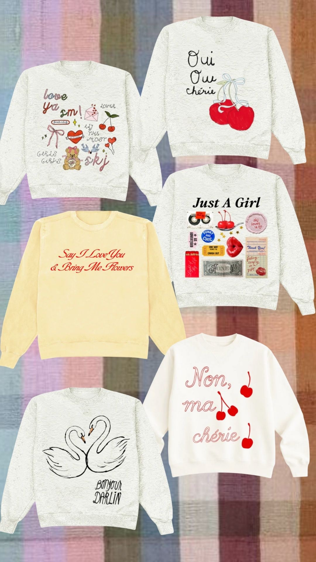 Valentine’s Day sweatshirts 