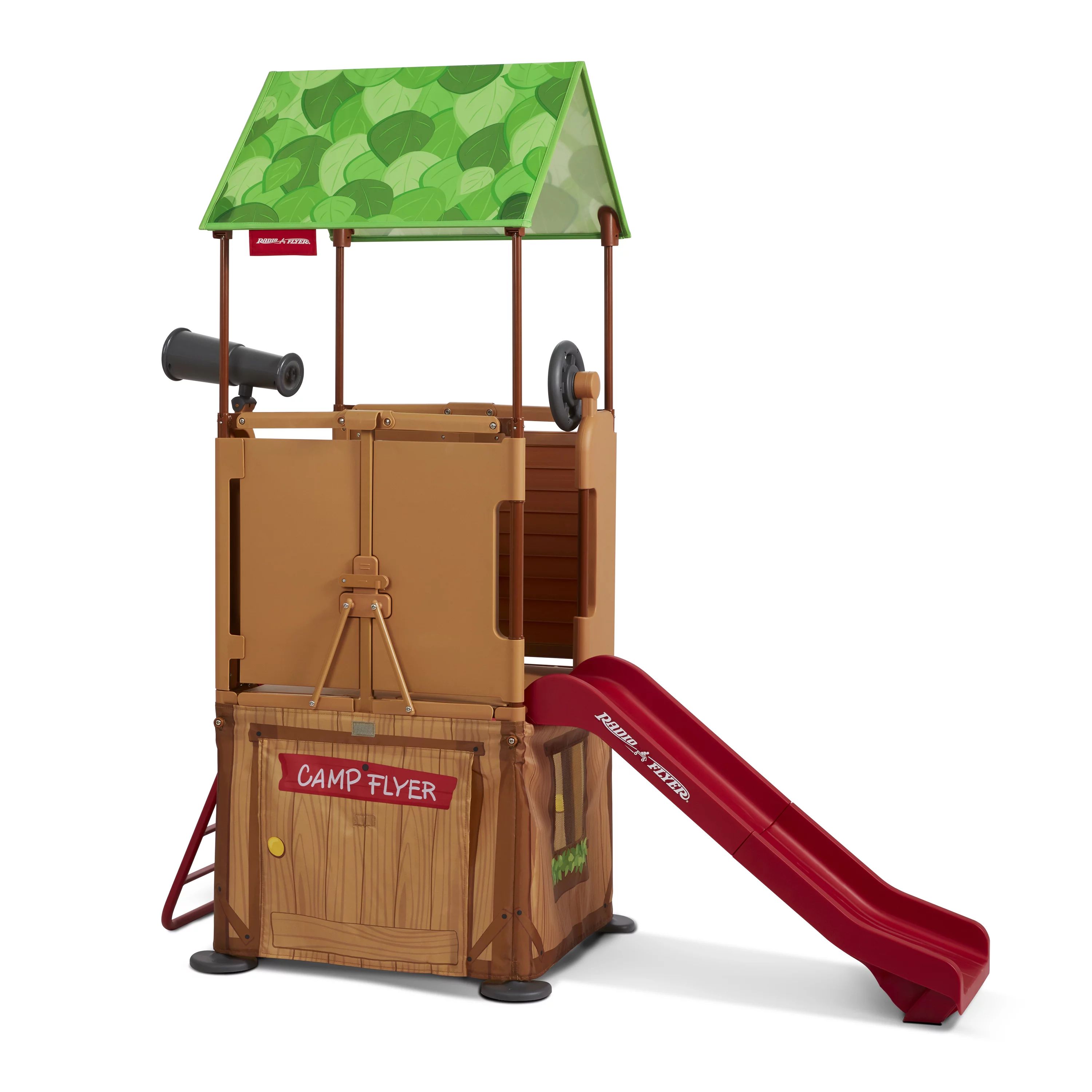 Radio Flyer, Folding Treetop Climber Playset with Slide, for Kids and Toddlers, Ages 2-5 years - ... | Walmart (US)