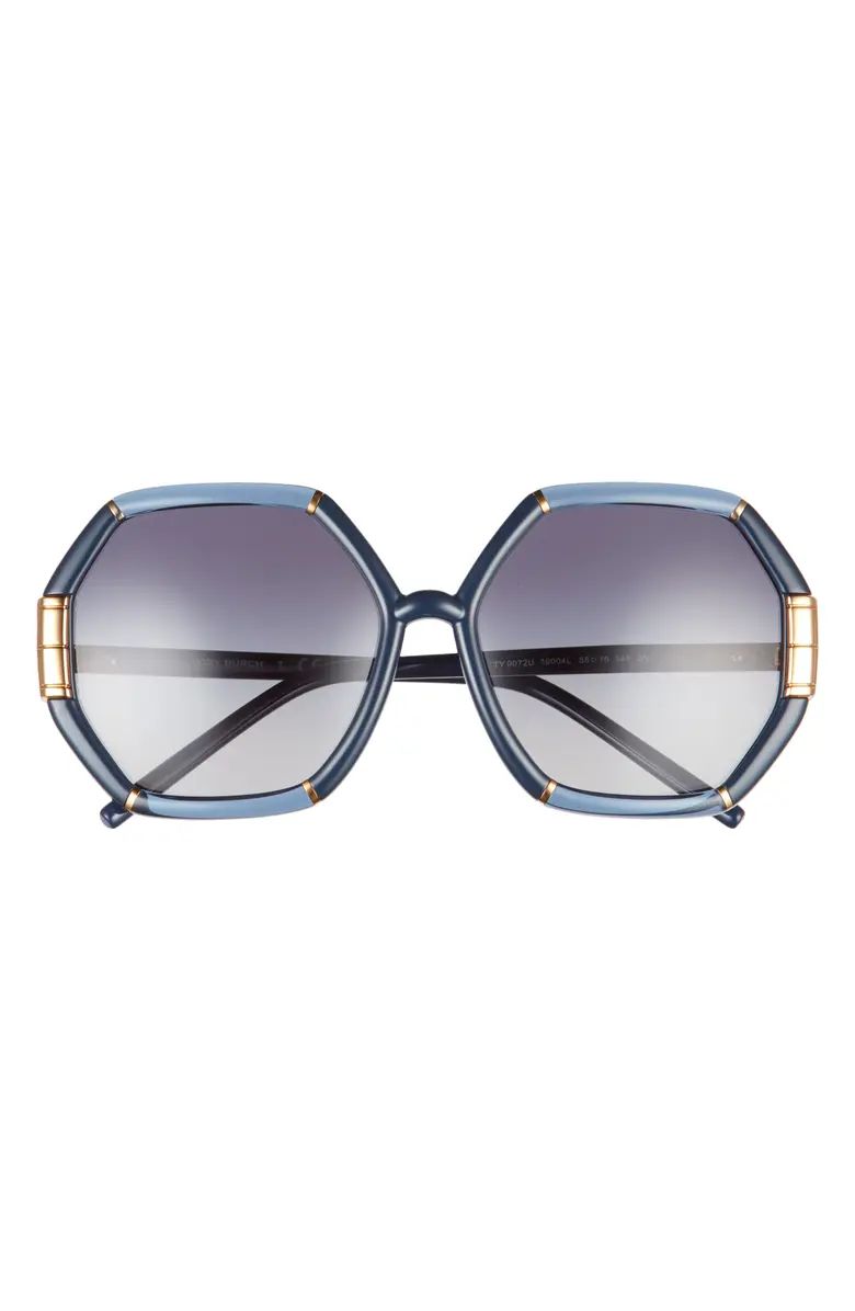 Eleanor 58mm Gradient Geometric Sunglasses | Nordstrom