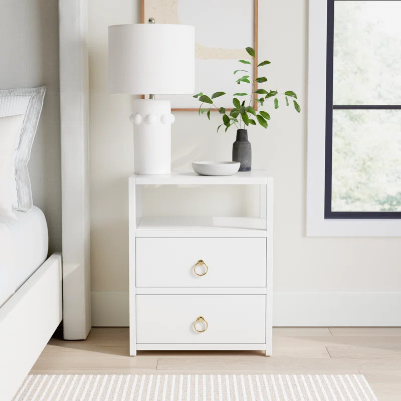 Joss & Main Elin 2 - Drawer Nightstand & Reviews | Wayfair | Wayfair North America