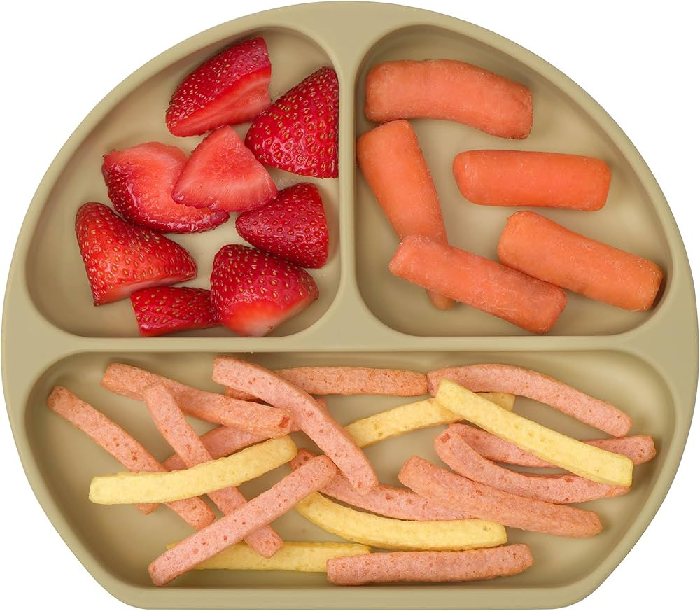 Simka Rose Baby Suction Plates for Baby & Toddler Plates Silicone Plate Baby Baby Dishes- BPA Fre... | Amazon (US)