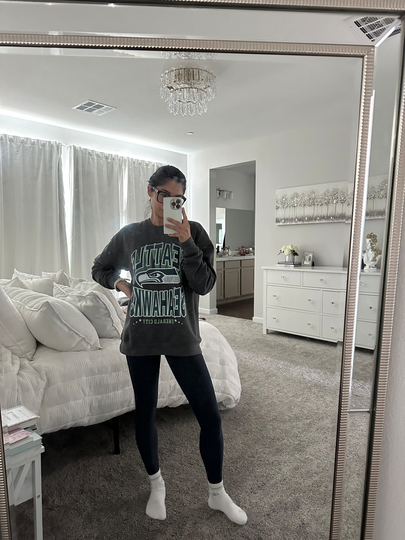 Blue Friday 💙💚 go Seahawks! Sized up to a M for an oversized fit 

#LTKootd #LTKSeasonal #LTKActive