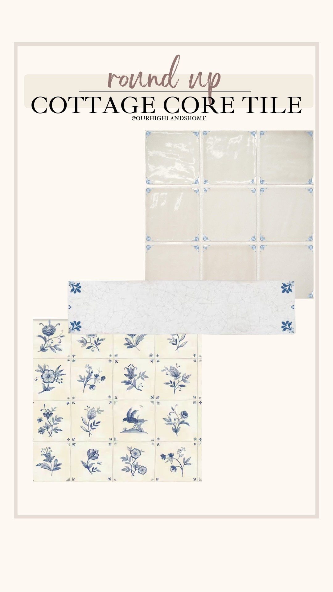 cottage core inspired tiles 

#LTKSaleAlert #LTKHome
