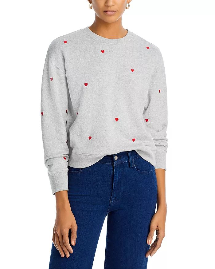 Ramona Heart Embroidered Sweatshirt | Bloomingdale's (US)
