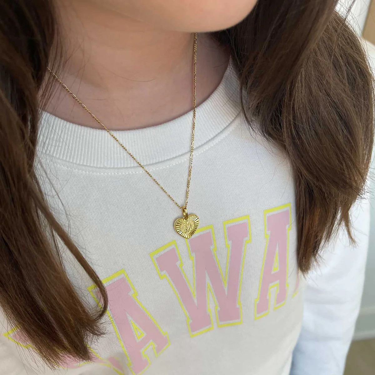 Heart Initial Necklace | BRACHA