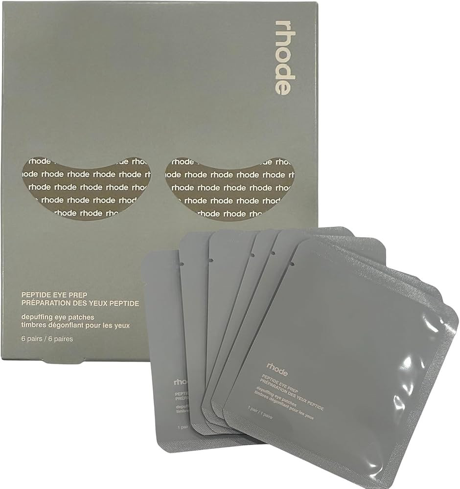 Rhode Peptide Eye Prep – Depuffing Eye Patches – Peptide and Caffeine Under-Eye Masks – Hyd... | Amazon (US)