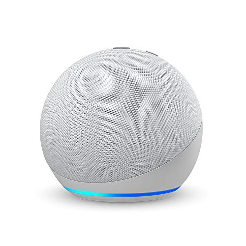 Echo Dot (4th Gen) | Smart speaker with Alexa | Glacier White | Amazon (CA)