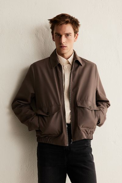Regular Fit Twill Jacket | H&M (US + CA)
