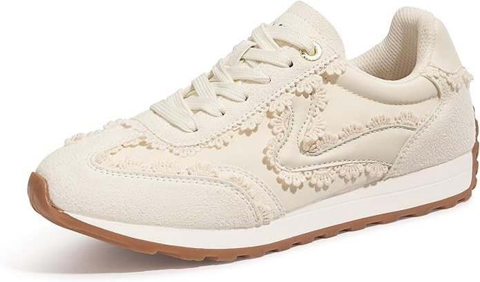 LUCKY STEP Women's Fashion Sneakers Trendy Tennis Shoes Neutral Stylish Retro Trainers Casual Run... | Amazon (US)