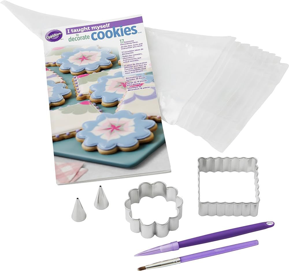 Wilton "I Taught Myself To Decorate Cookies" Cookie Decorating Kit with How-To Booklet | Amazon (US)
