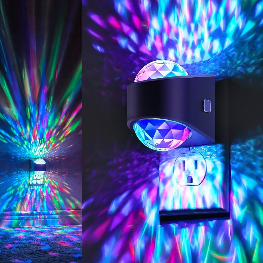 Night Lights Plug into Wall, Star Projector for Bedroom, Night Light Projector for Kids, 9-Color ... | Amazon (US)