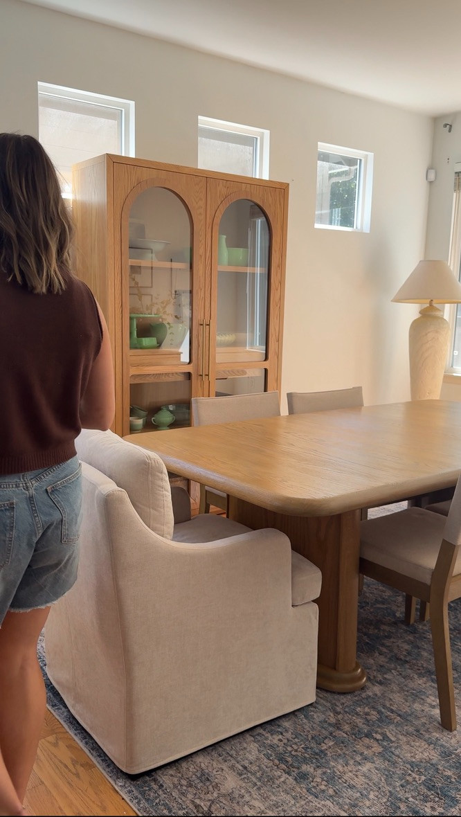 Comment SHOP and I'll send you the links! DINING ROOM REVEAL!!! this dang dining room has really tested me!! but it was so worth it!! i love how it turned out!!! this rug is the softest thing ever too i am obsessed!! 

dining room refresh, dining table, soft rug, dining room rug, dining room furniture, upholstered chairs 

 #LTKmomlife #LTKSeasonal #LTKHome