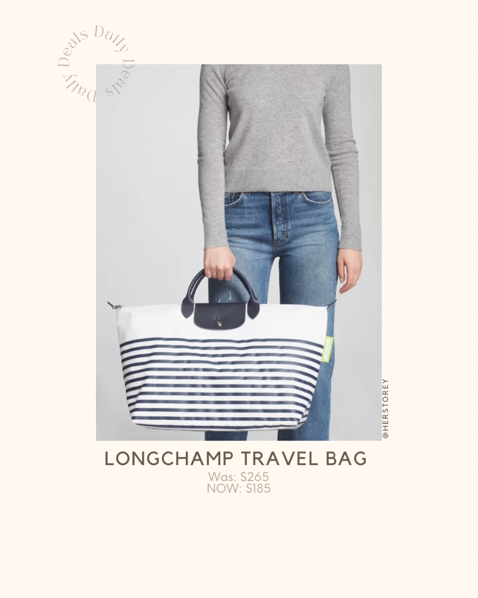 Longchamp Travel Bag
Was: $265
NOW: $185

#LTKItBag #LTKSaleAlert #LTKTravel