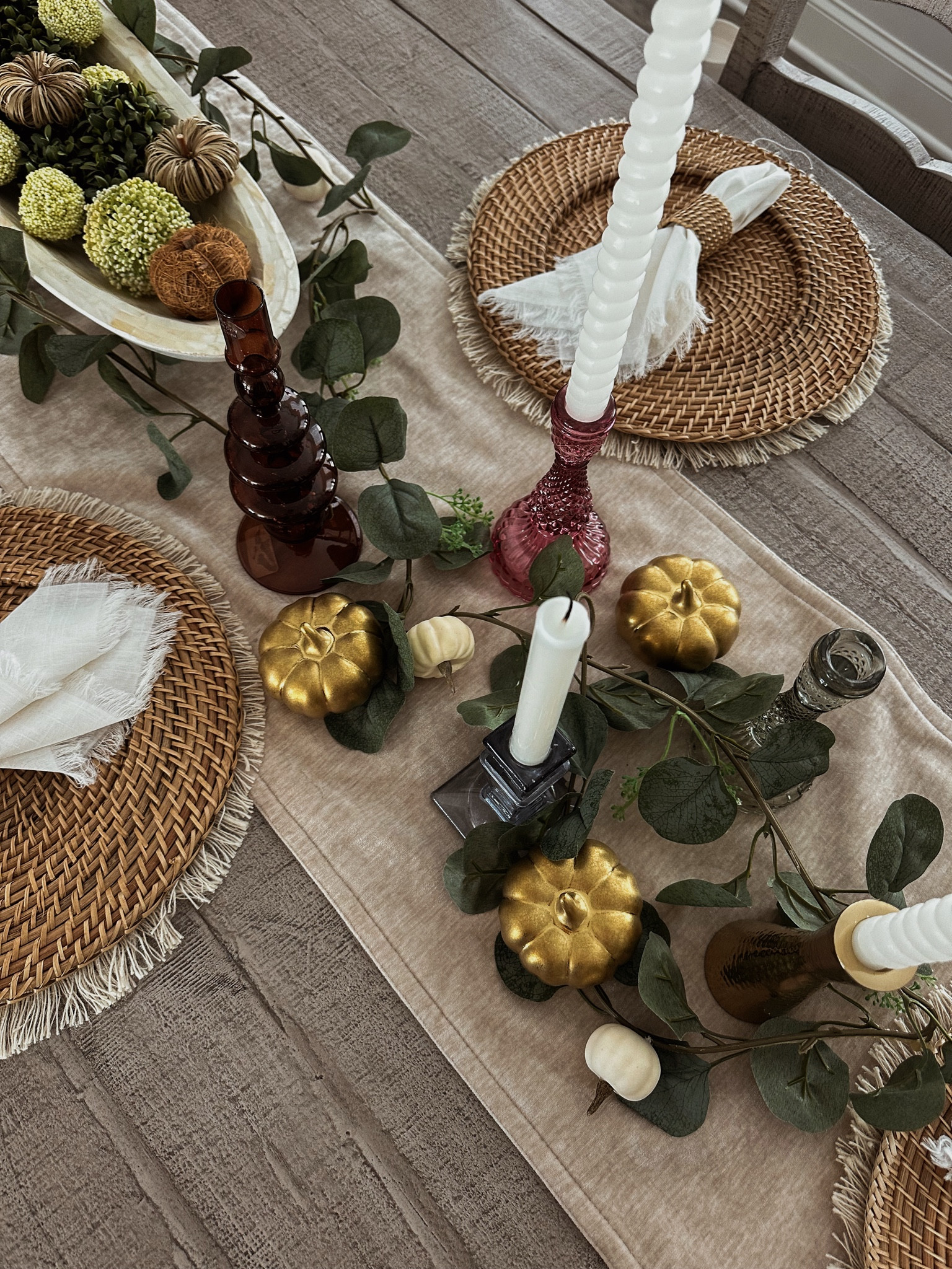 Fall tablescape decor 

#LTKSeasonal #LTKHome #LTKFindsUnder50