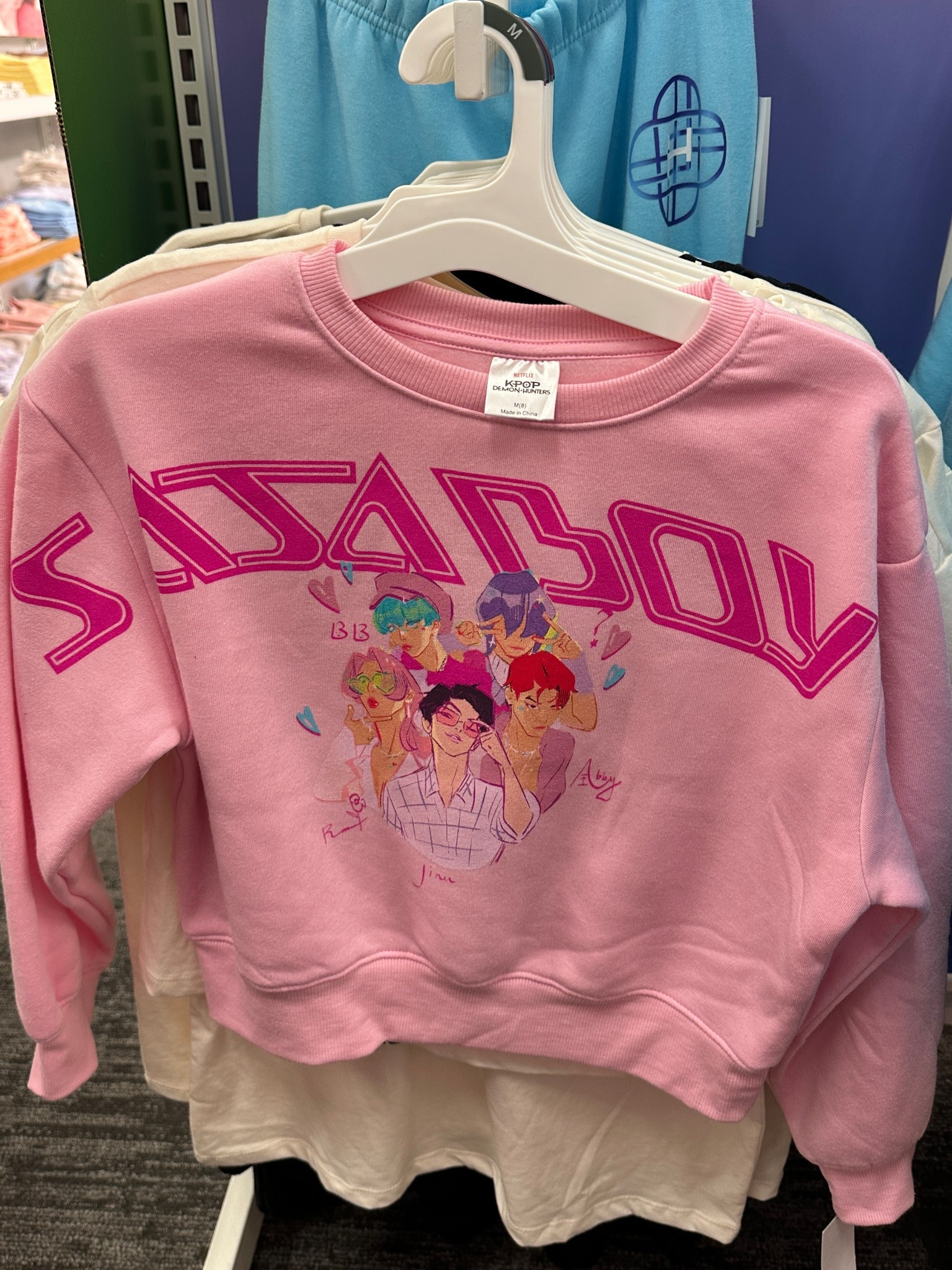 This Kpop Demon Hunters sweatshirt I saw at Target is so adorable! 

#LTKKids #LTKmomlife #LTKFindsUnder50