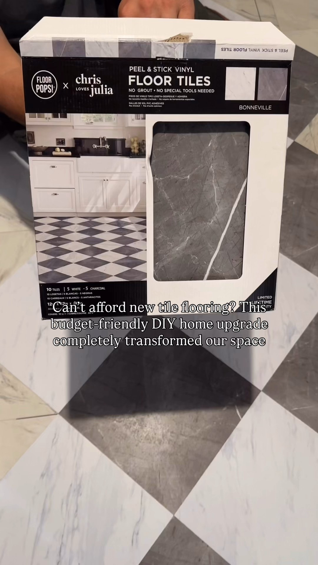 These peel and stick tiles from floor pops are an easy way to update a space! 

#LTKHome