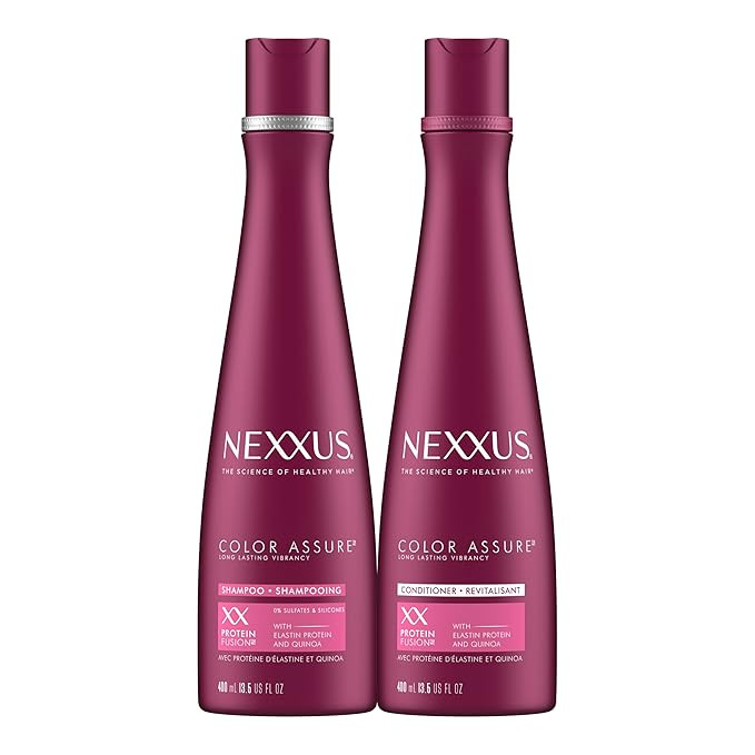 Nexxus Color Assure Shampoo and Conditioner for Color-Treated Hair - Enhances Color for Up to 40 ... | Amazon (US)