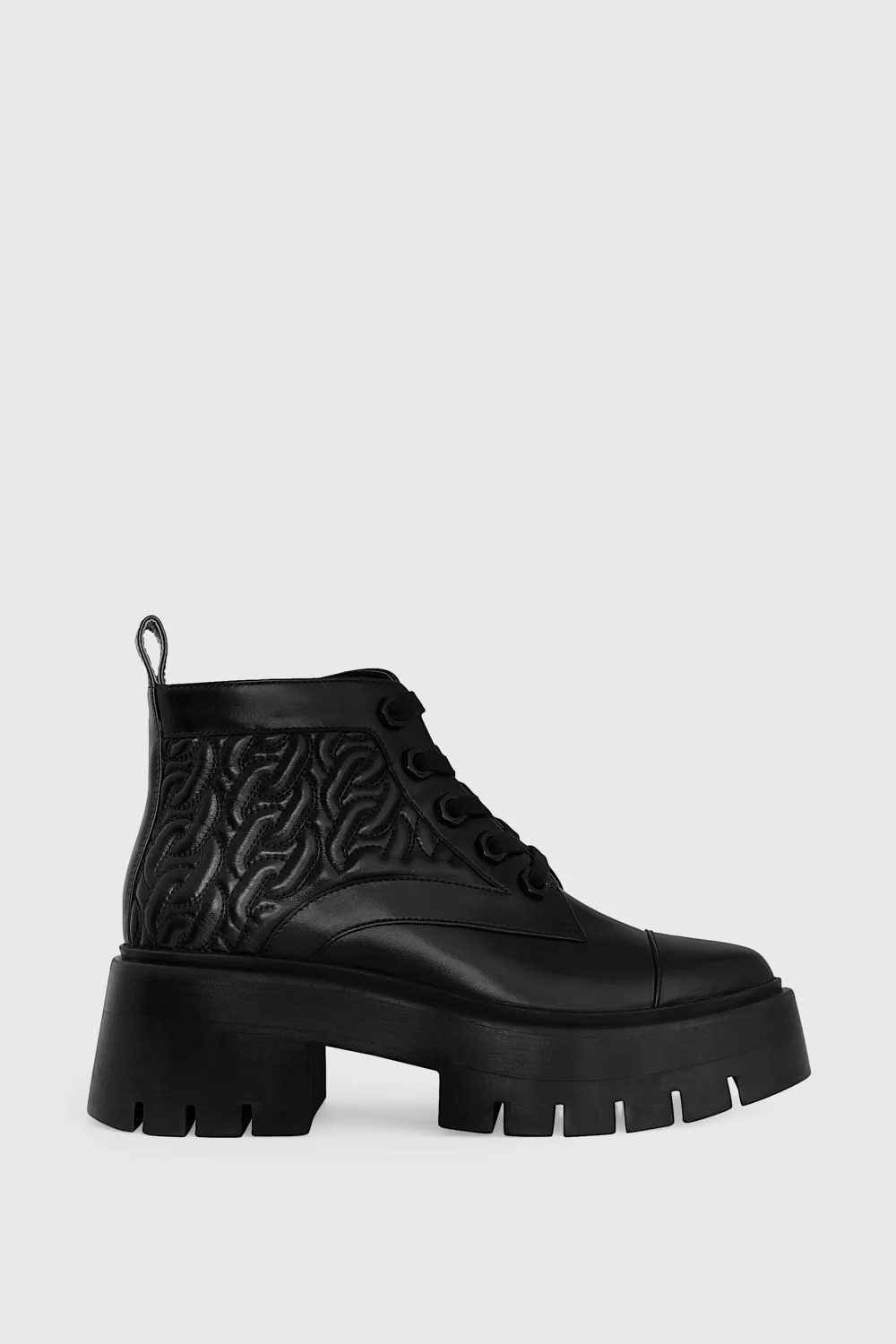 Rebecca Minkoff Quilted Combat In Black - Size 8.5 | Rebecca Minkoff