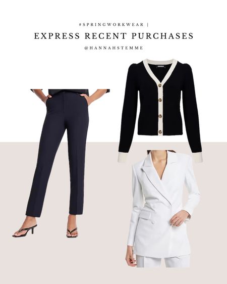 Spring recent Express workwear purchases 

#LTKstyletip #LTKSeasonal #LTKworkwear