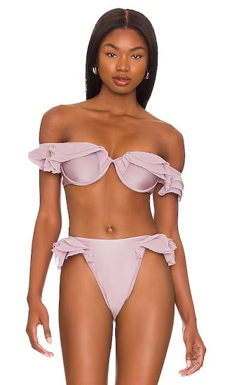 Salama Bikini Top in Dusty Lilac | Revolve Clothing (Global)