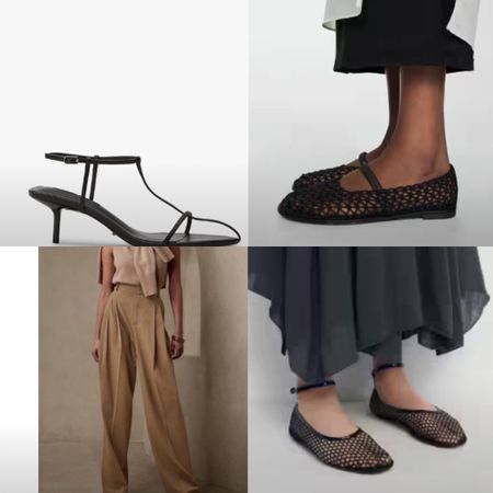 Loving lately 🤍🤍🤍
These flats and trousers 

#LTKShoeCrush