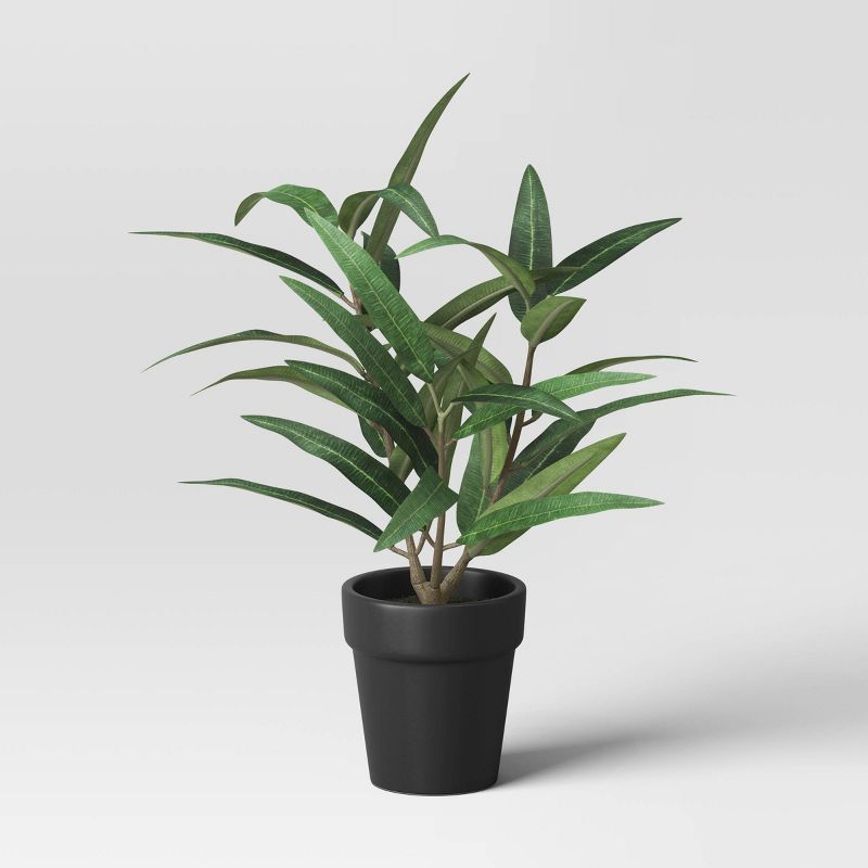 8.5" Artificial Eucalyptus Plant in Dolomite Pot Green - Threshold™ | Target