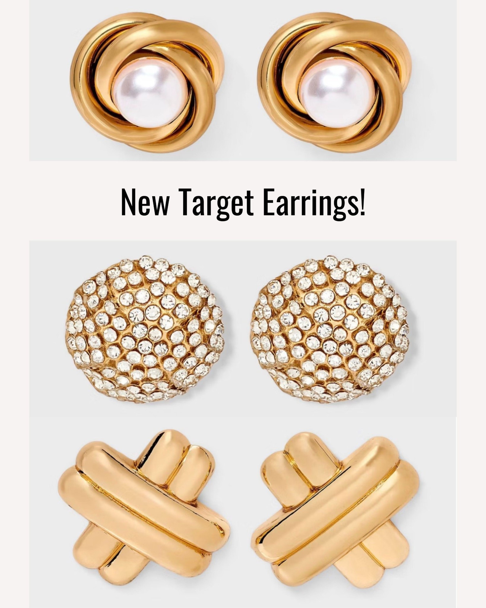 New Target earrings I just bought! These are all under $10. 

#LTKFindsUnder50
