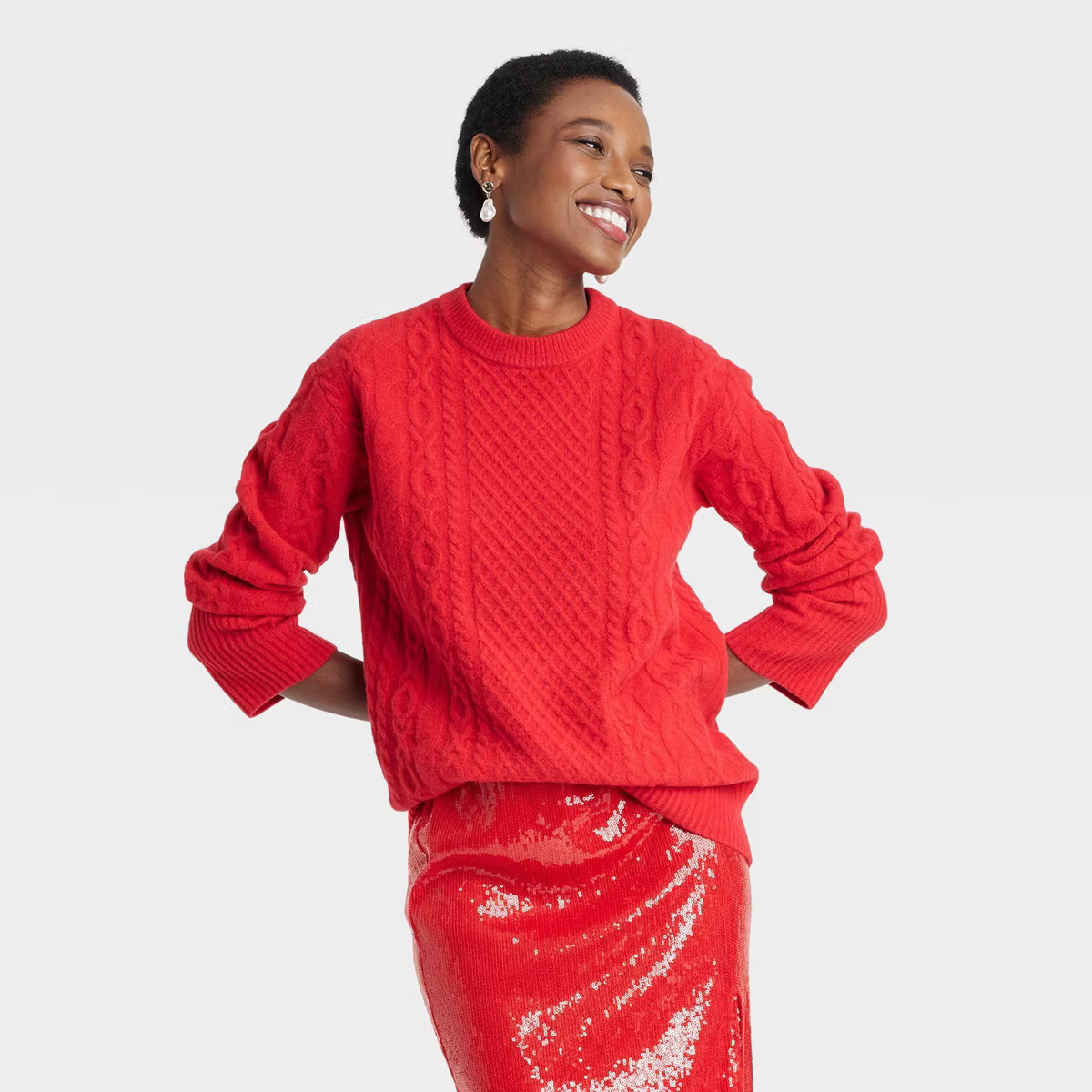 Women's Crewneck Tunic Pullover Sweater - A New Day™ | Target
