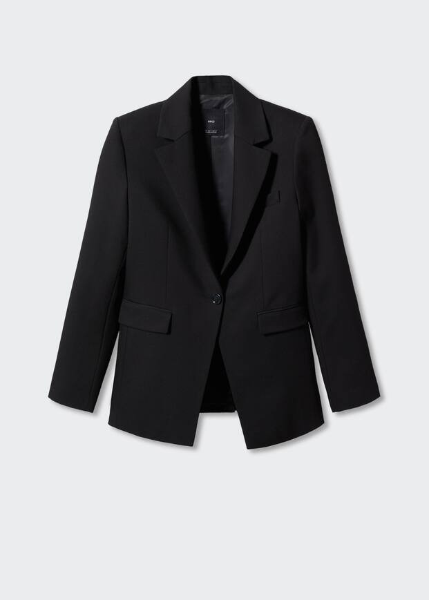 Suit blazer with buttons  -  Women | Mango USA | MANGO (US)