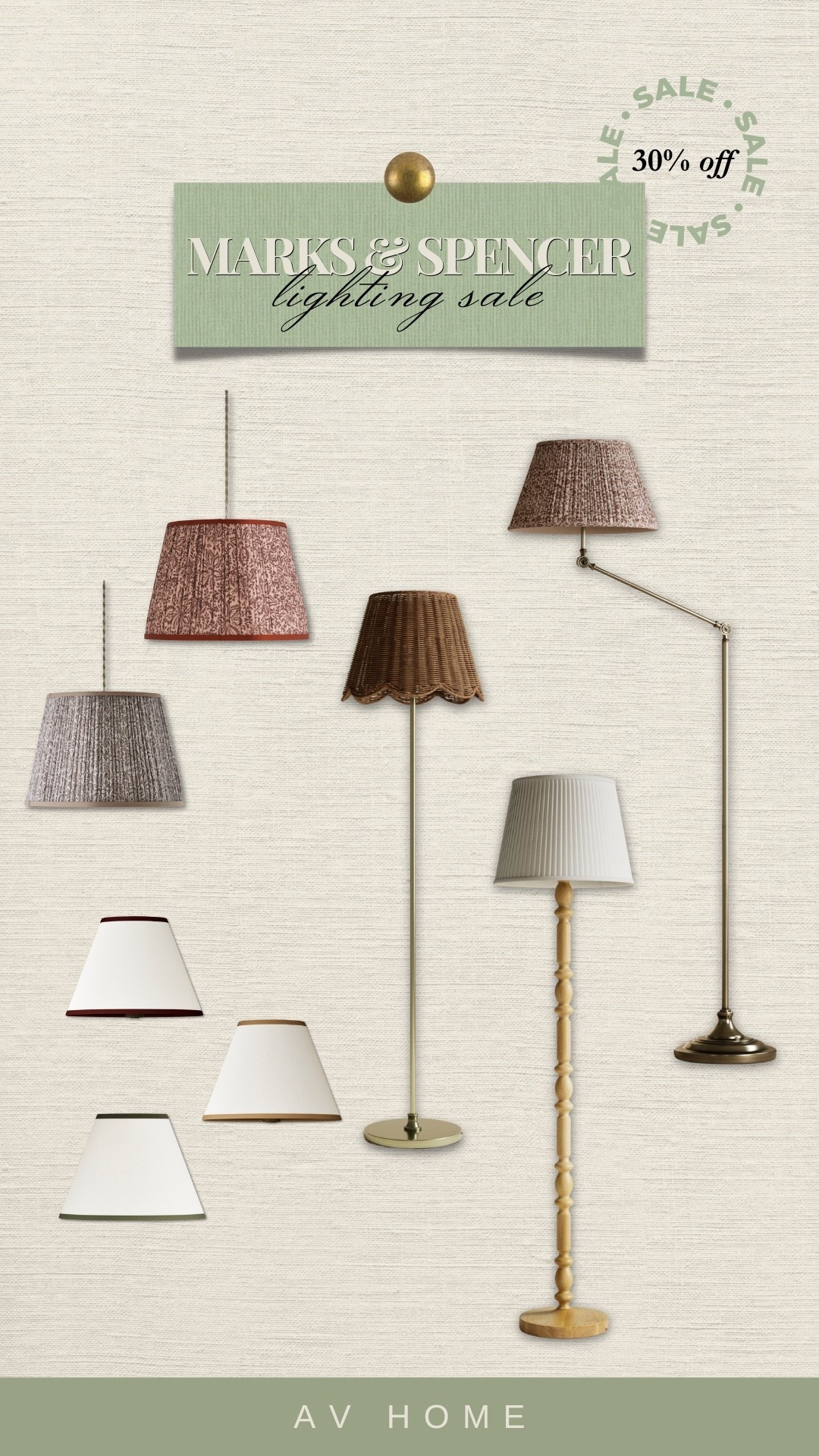 30% off lighting at M&S

#LTKsale #LTKhome #LTKuk
